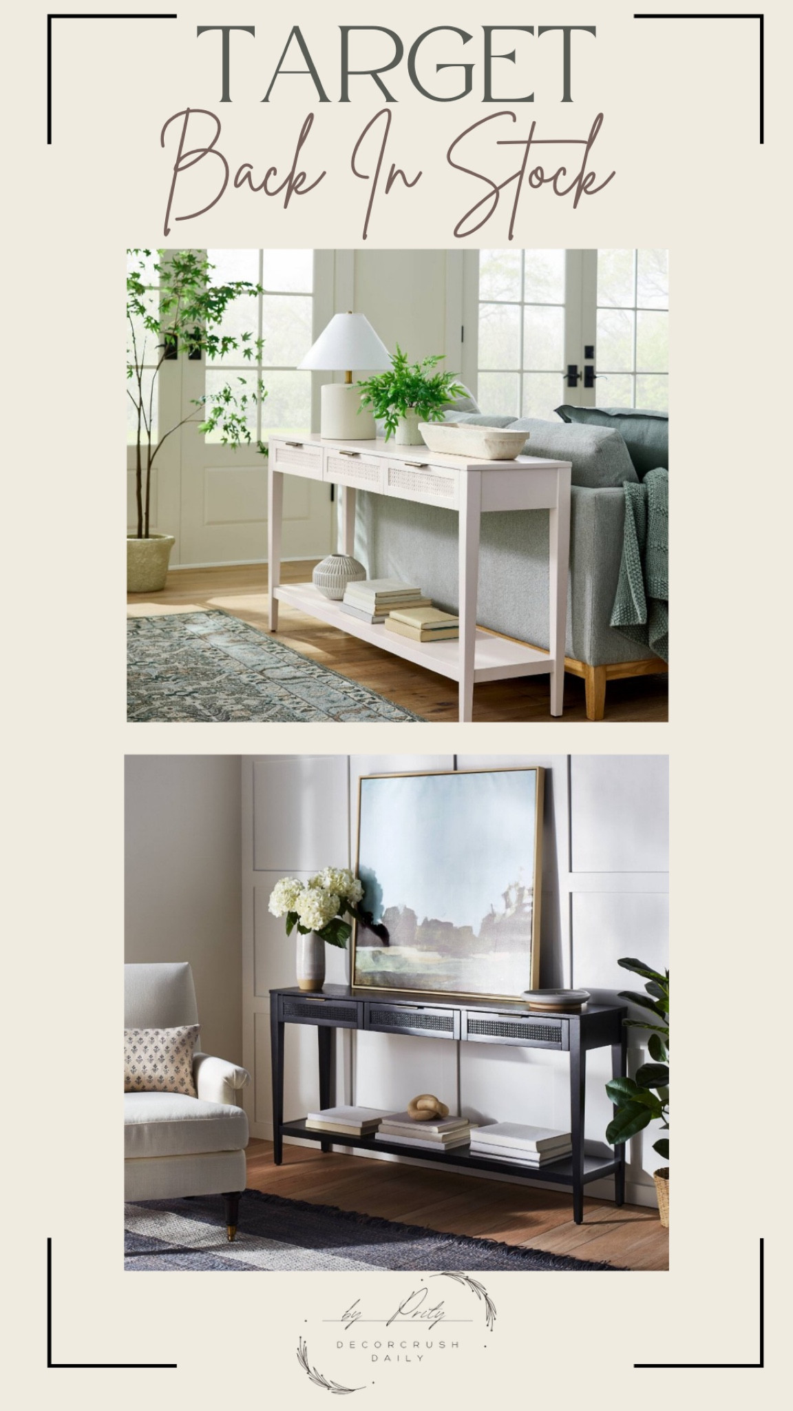 Target Console Studio Mcgee Back In Stock

#LTKstyletip #LTKhome