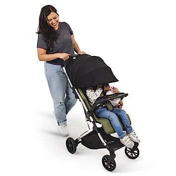 Joovy Kooper Lightweight Baby Stroller Featuring Removable, Swing-Open Tray, Big Wheels, Reclinin... | Amazon (US)