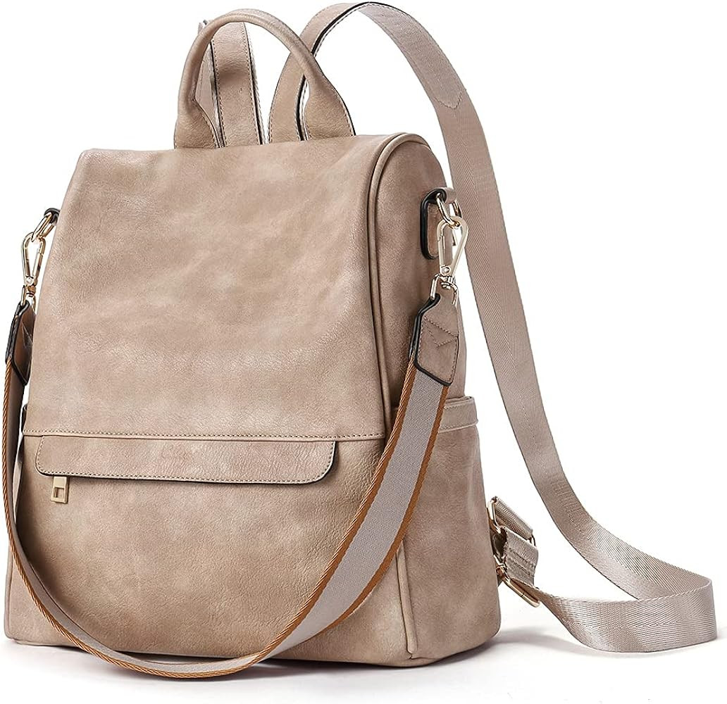 CLUCI Women Backpack Purse Fashion Leather Large Designer Travel Ladies Shoulder Bags | Amazon (US)