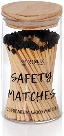 Decorative Matches, Long Matches for Candles, Matches Long Wooden | 125+ Safety Matches in Apothecar | Amazon (US)