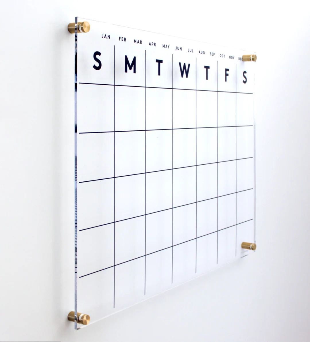 The Original Acrylic Calendar  Dry Erase Calendar for Wall - Etsy | Etsy (US)