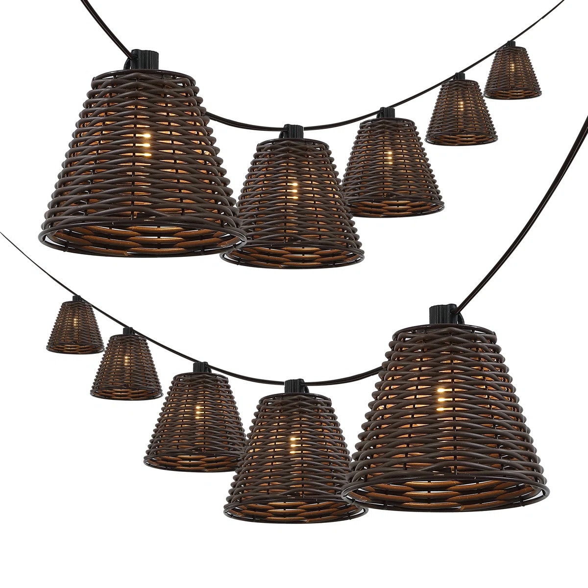 Birnir 10-Light Indoor/Outdoor 10 ft. Classic Cottage Incandescent G40 String Lights | Wayfair North America