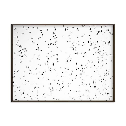 Flight Pattern Framed Wall Art by Minted for West Elm | West Elm (US)