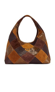 Marc Jacobs The Suede Patchwork Sack Bag in Brown Multi from Revolve.com | Revolve Clothing (Global)