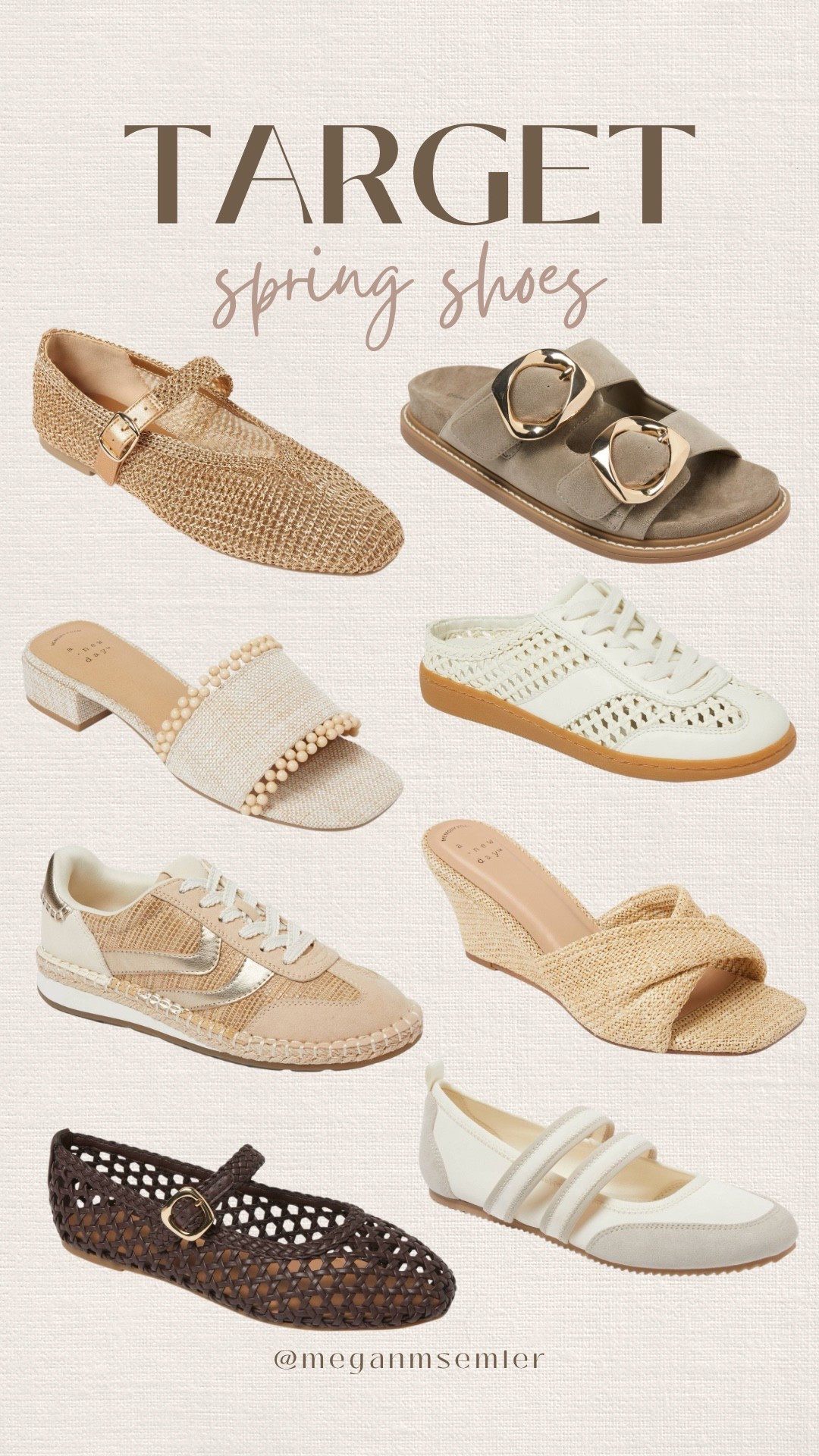 Target new shoe arrivals for spring! 

#LTKSeasonal #LTKgrwm #LTKootd