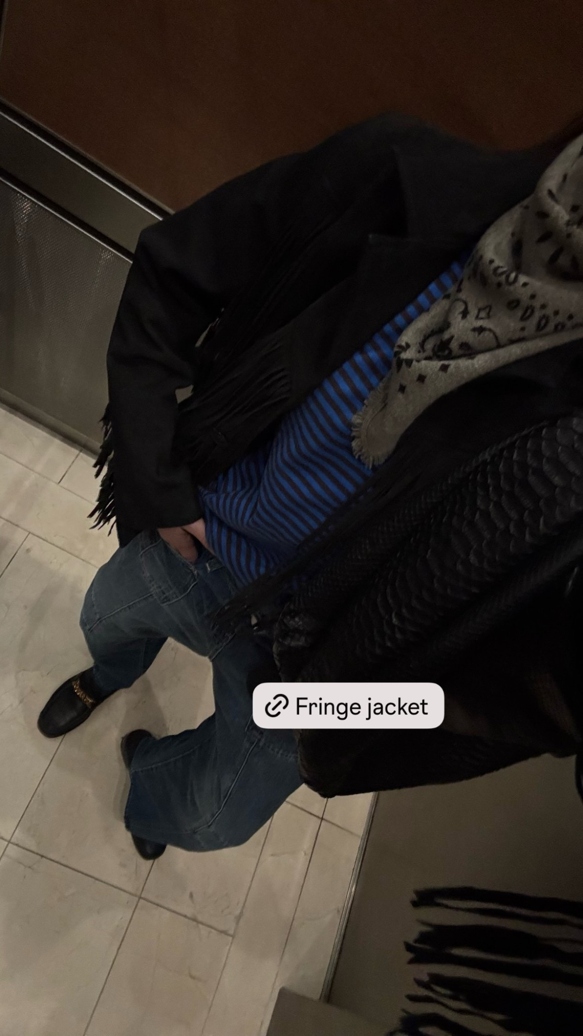 This fringe jacket is sick