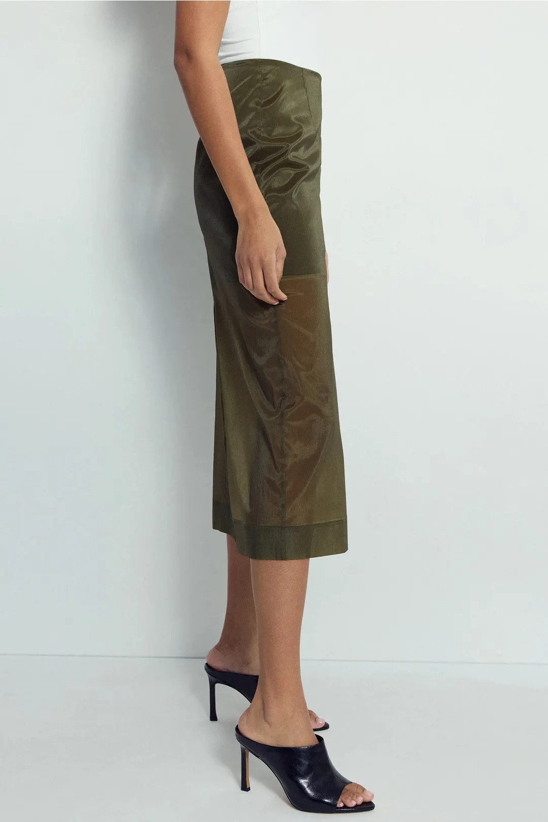 Rosetta Getty x RTR Organza Midi Skirt | Rent the Runway