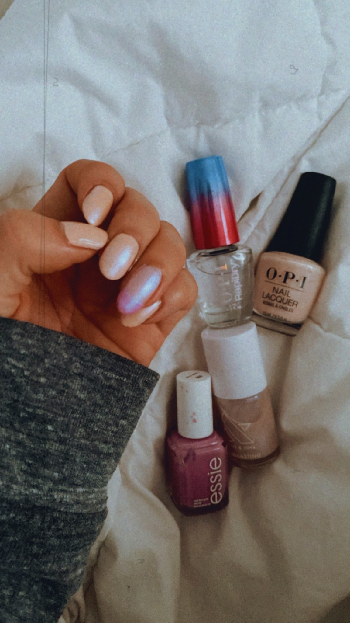 did my own nails and loving how this nail set turned out! no gel just regular nail polish. will last a week or two 🩷 

#LTKBeauty #LTKStyleTip #LTKFindsUnder50