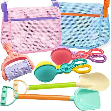 2pcs Snowball Maker for Kids and Detachable Beach Shovels, Rolling Sand Mold,2pcs Seashell Collec... | Amazon (US)