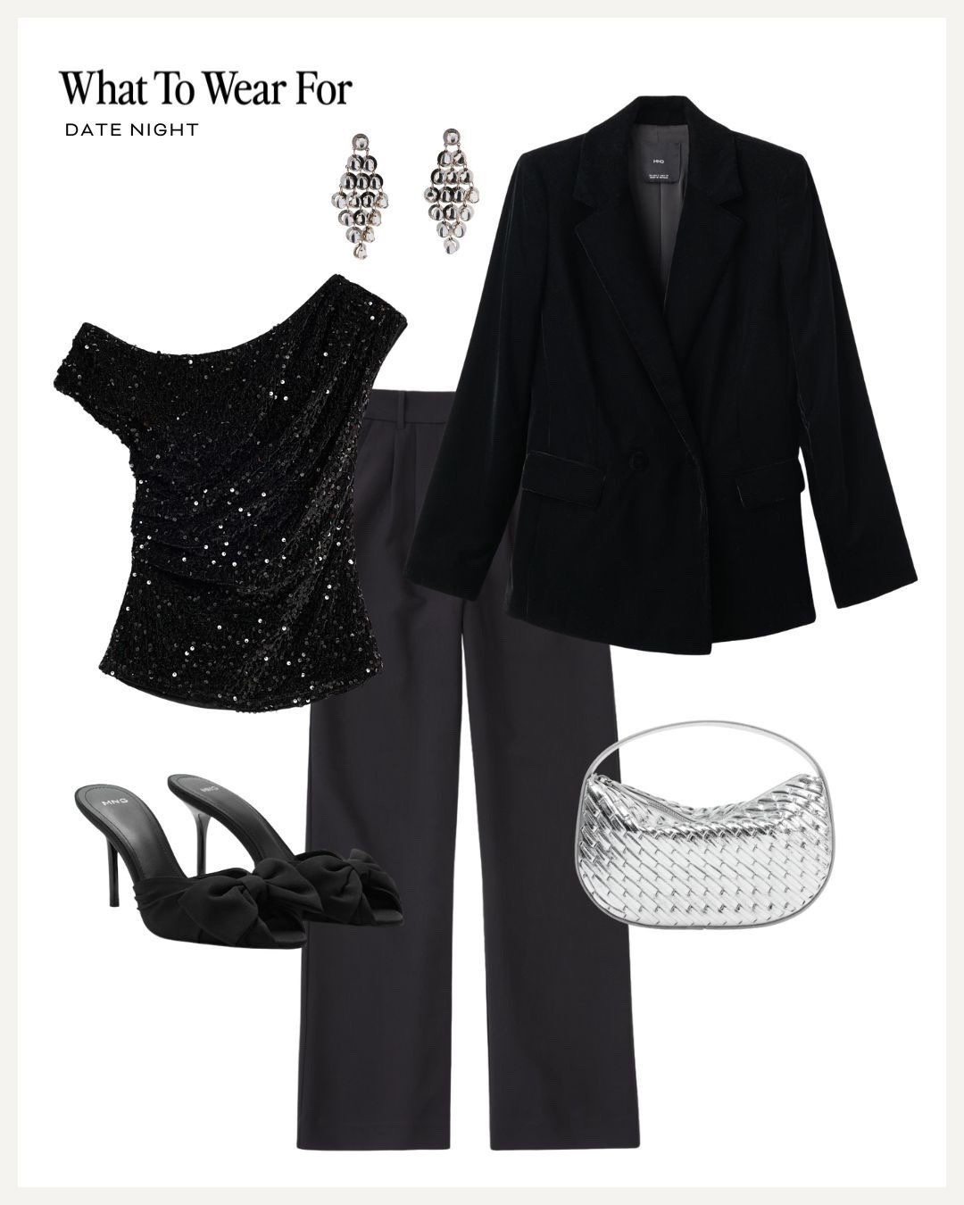 A festive date night look 🍸

Christmas party, sequins, Partywear, festive outfits, velvet blazer, bow heels 

#LTKdatenight #LTKuk #LTKpartywear