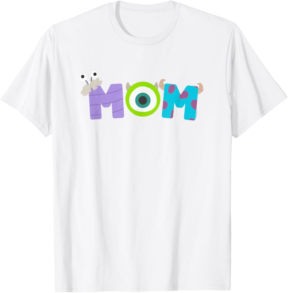 Disney and Pixar’s Monsters, Inc. Mom Mother’s Day Birthday T-Shirt | Amazon (US)