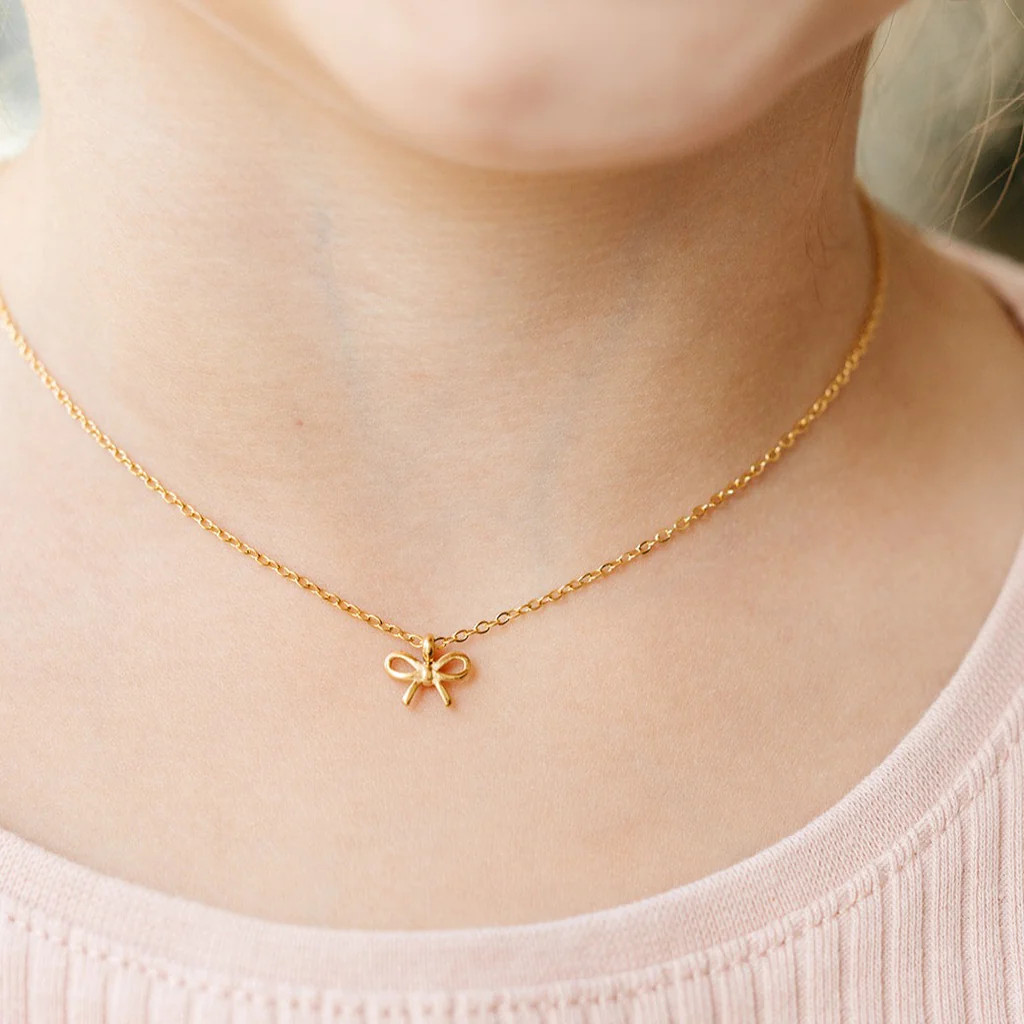 Bow Pendant Necklace | Pip Pop Post