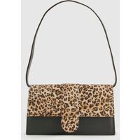 Womens Leopard Print Shoulder Bag - Multi - One Size, Multi | Boohoo.com (UK & IE)