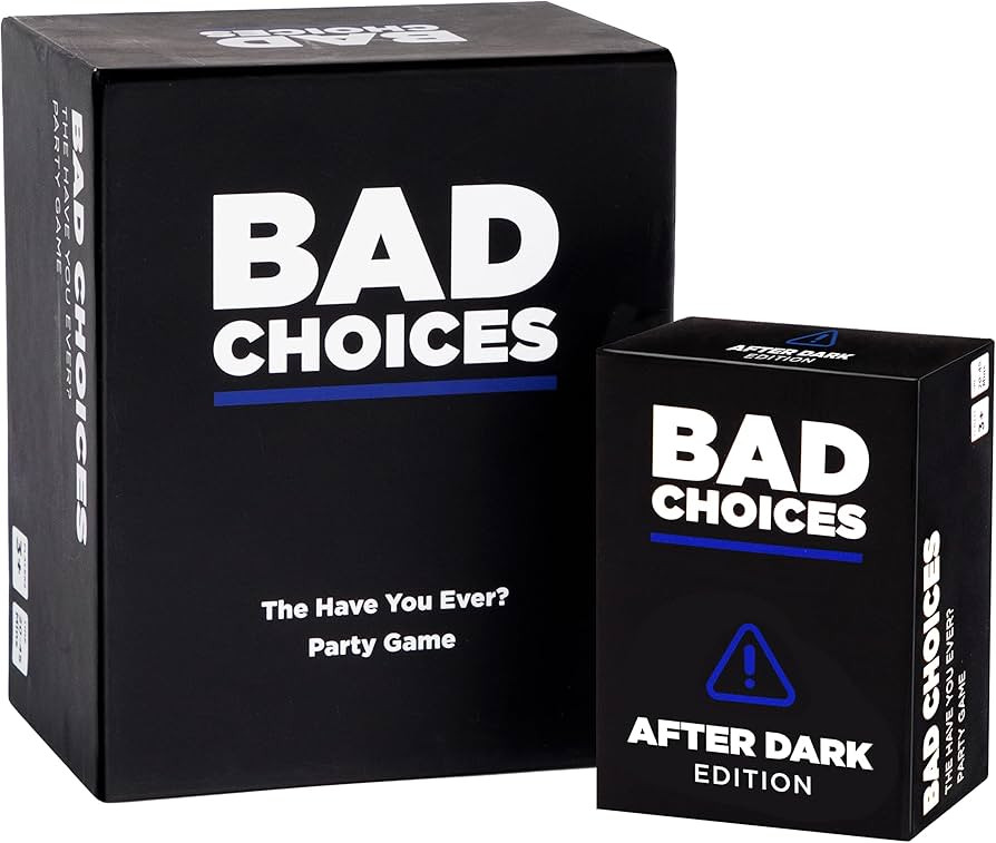BAD CHOICES Party Game + After Dark Edition Set - Hilarious Adult Card Game for White Elephant Pa... | Amazon (US)