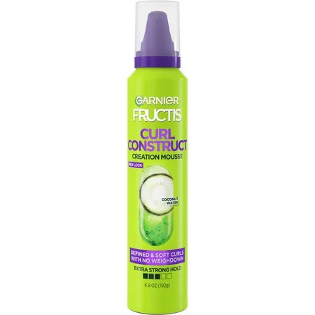 Garnier Fructis Style Curl Construct Creation Mousse For Curly Hair 6.8 oz. | Walmart (US)