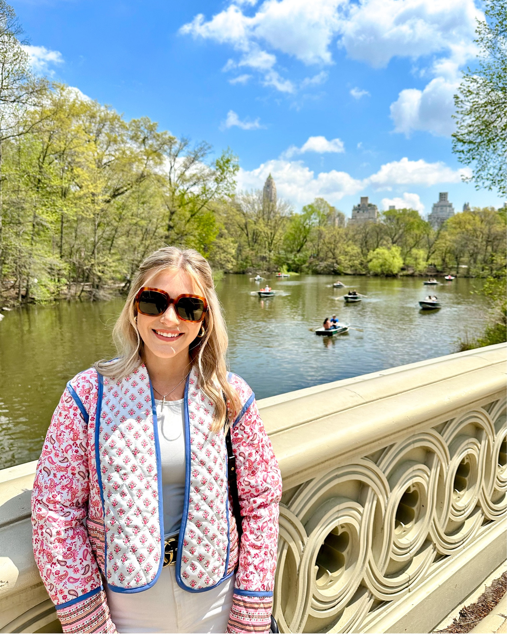 spring in Central Park 🌸 

Amazon jacket is reversible!! 

#LTKSeasonal #LTKstyletip #LTKover40