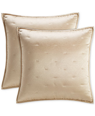 Glint Quilted 2-Pc. European Sham Set, Exclusively at Macy’s | Macy's
