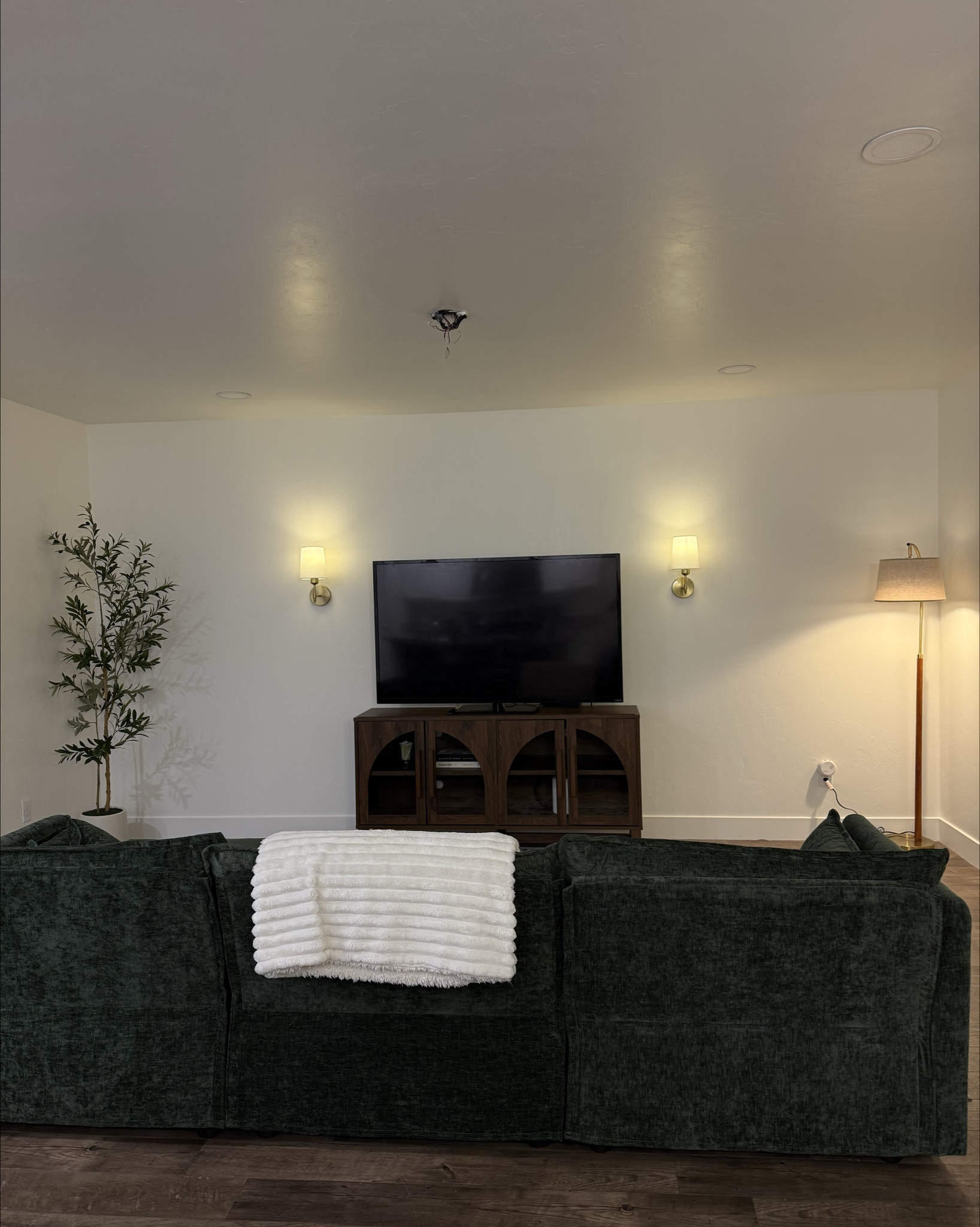Linking my couch & tv stand! Everything else is in my Amazon storefront xoxo!! 