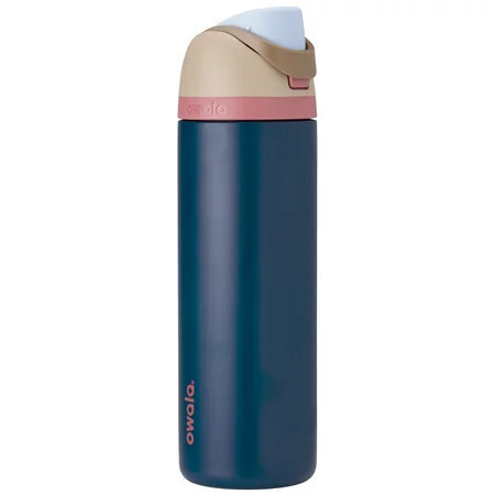 Owala FreeSip Stainless Steel Water Bottle, 24oz, Sleepy Skies Navy | Walmart (US)