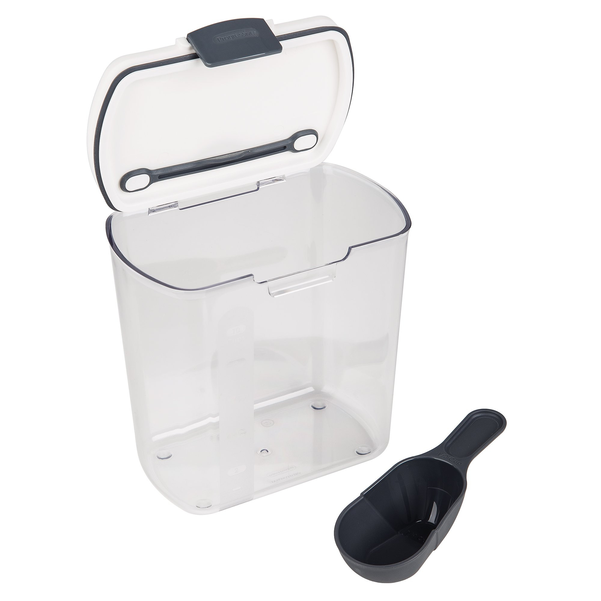 PrepWorks PKS-120 Plastic 2.5-Quart ProKeeper Grain Storage Container with Hinged Lid, 1 Piece, C... | Amazon (US)
