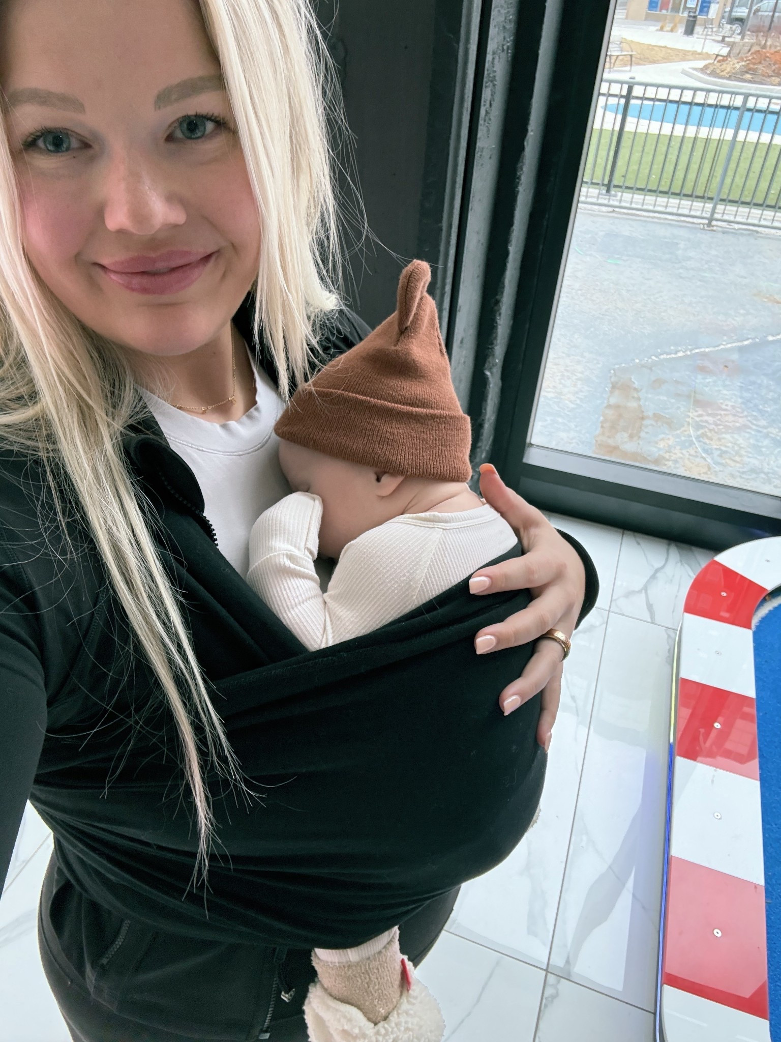I love wearing a baby carrier wrap on the go with our baby! He’s more comfortable in it than a car seat! A baby registry must have! 

#LTKTravel #LTKFamily #LTKBaby