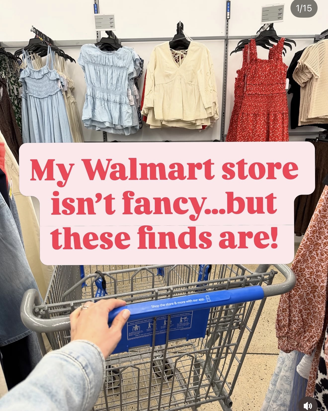 Walmart has some fancy summer finds that just look expensive! Cotton dresses, cute shorts and tops, and elevated sandals (how good are those blue slide sandals?!) #walmartfashion