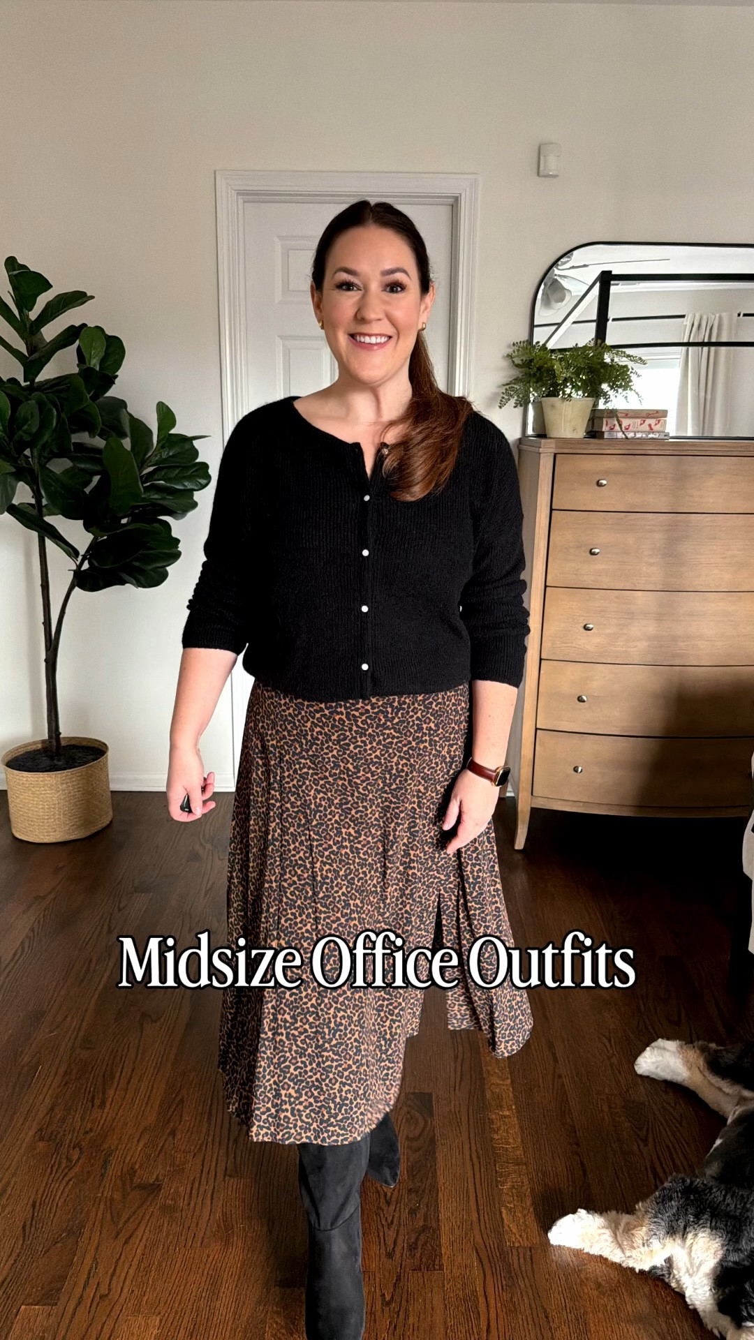 Office outfit on a midsize body using my favorite hack to crop a sweater! Would you try this?

Black Cardigan- large
Leopard midi skirt- 12/44
White tank- Large

#LTKWorkwear #LTKOver40 #LTKMidsize