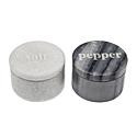 Godinger Black and White Marble Salt and Pepper Shaker Set | HSN