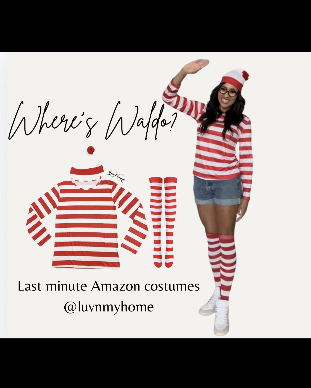 Last minute Halloween Costumes. 

#easycostume #halloween #whereswaldo #jailbird 

#LTKHalloween #LTKFindsUnder50 #LTKFindsUnder100