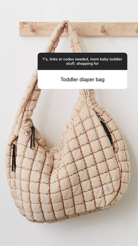 My favorite quilted bag for a toddler diaper bag 

#LTKfamily #LTKkids #LTKfindsunder100