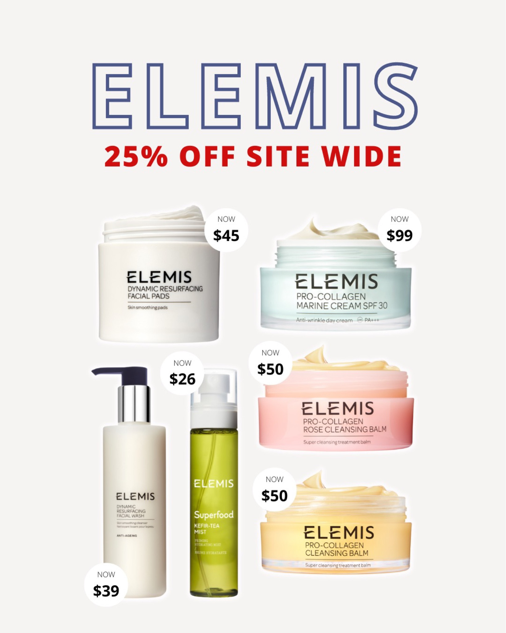 Elemis Labor Day Sale 2022! Use code LABORDAY at checkout for 25% off SITEWIDE.

#LTKbeauty #LTKsalealert #LTKSeasonal