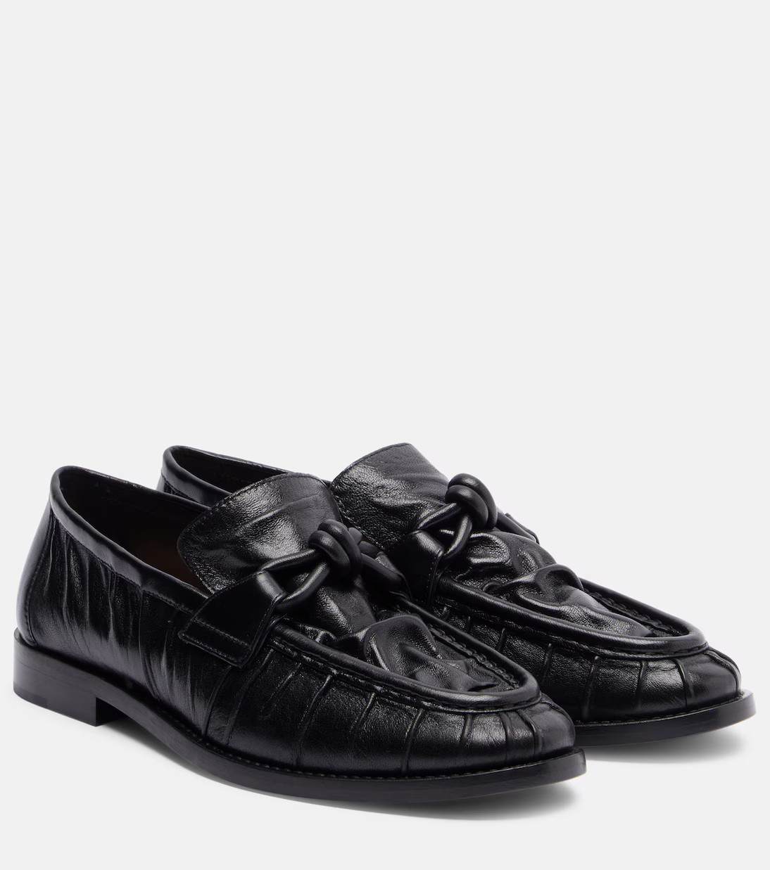 Astaire Knot leather loafers | Mytheresa (US/CA)