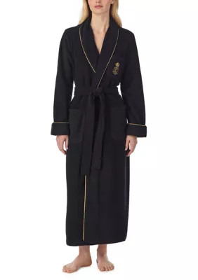 Lauren Ralph Lauren Women's Long Shawl Collar Long Robe | Belk