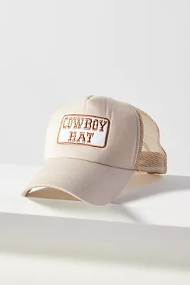 Worn/West Cowboy Hat Trucker Hat | Anthropologie (US)