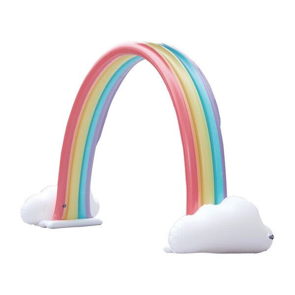Water Fun Pastel Rainbow Inflatable Sprinkler | Maisonette
