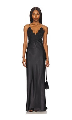 Lovers and Friends x Emma Rose Rhea Slip Dress in Black from Revolve.com | Revolve Clothing (Global)