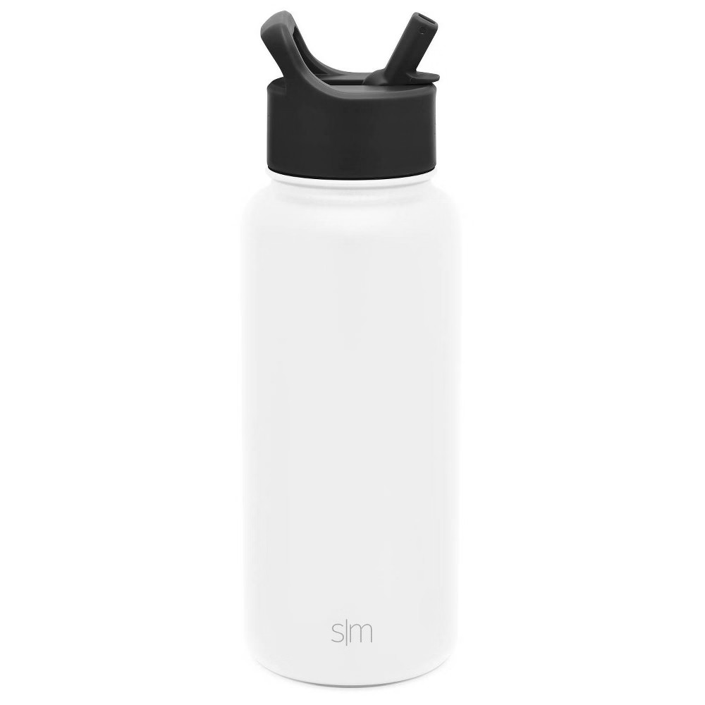 Simple Modern 32oz Summit Water Bottle with Straw 1 Tone - Winter White | Target