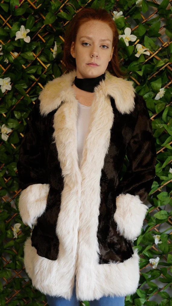 Fabulous Vintage Afghan Jacket / Crushed Chocolate Velvet | Etsy | Etsy (AU)