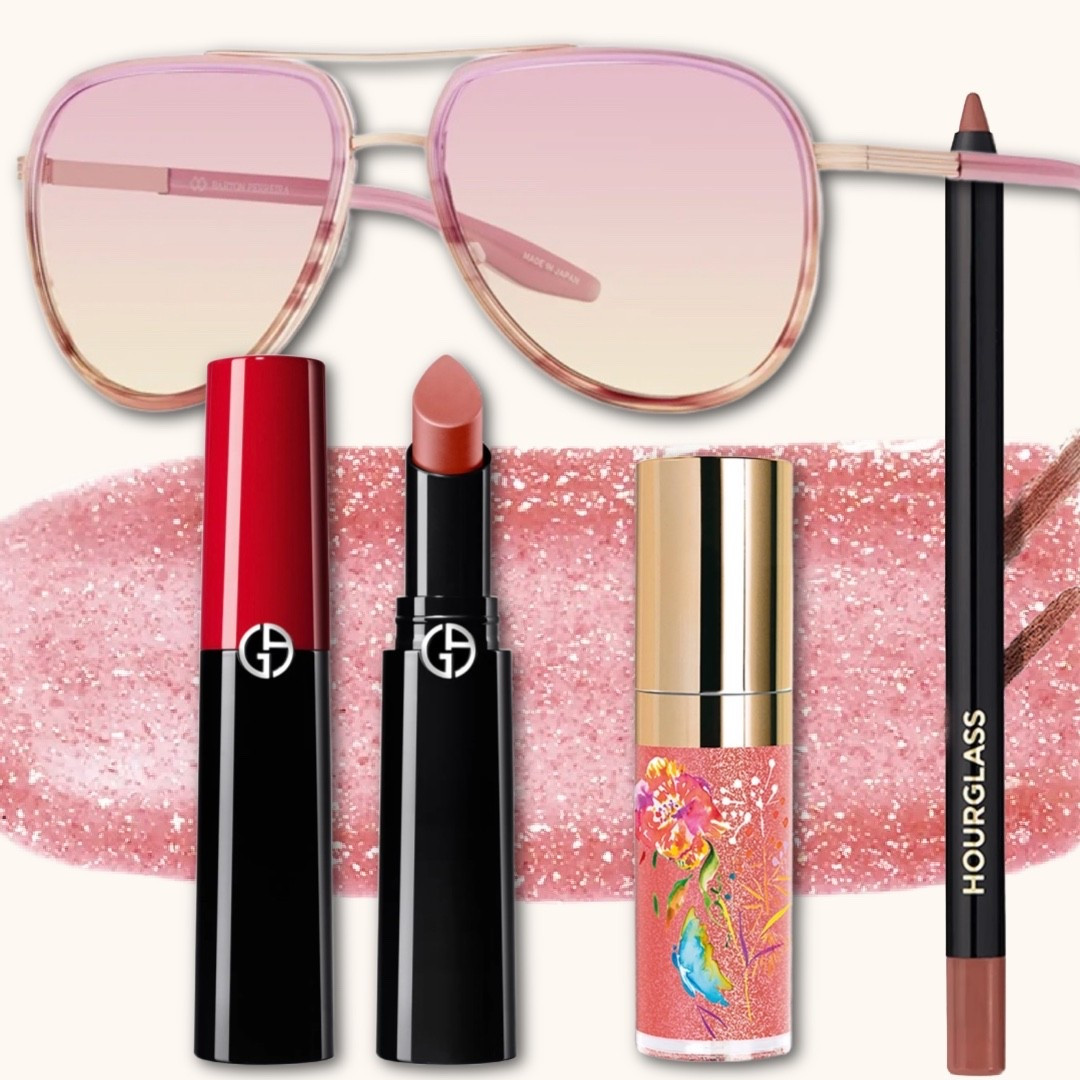 #neimanmarcuspartner @neimanmarcus #neimanmarcus 💋 peachy pink lips and fabulous sunglasses~ always work! These are a few of my faves 🥰 the lipstick and liner are long lasting yet non drying and the gloss adds that glow that makes your lips look full and youthful 💕 The sunglasses are light as a feather and super versatile ✨

#LTKOver40 #LTKBeauty #LTKStyleTip