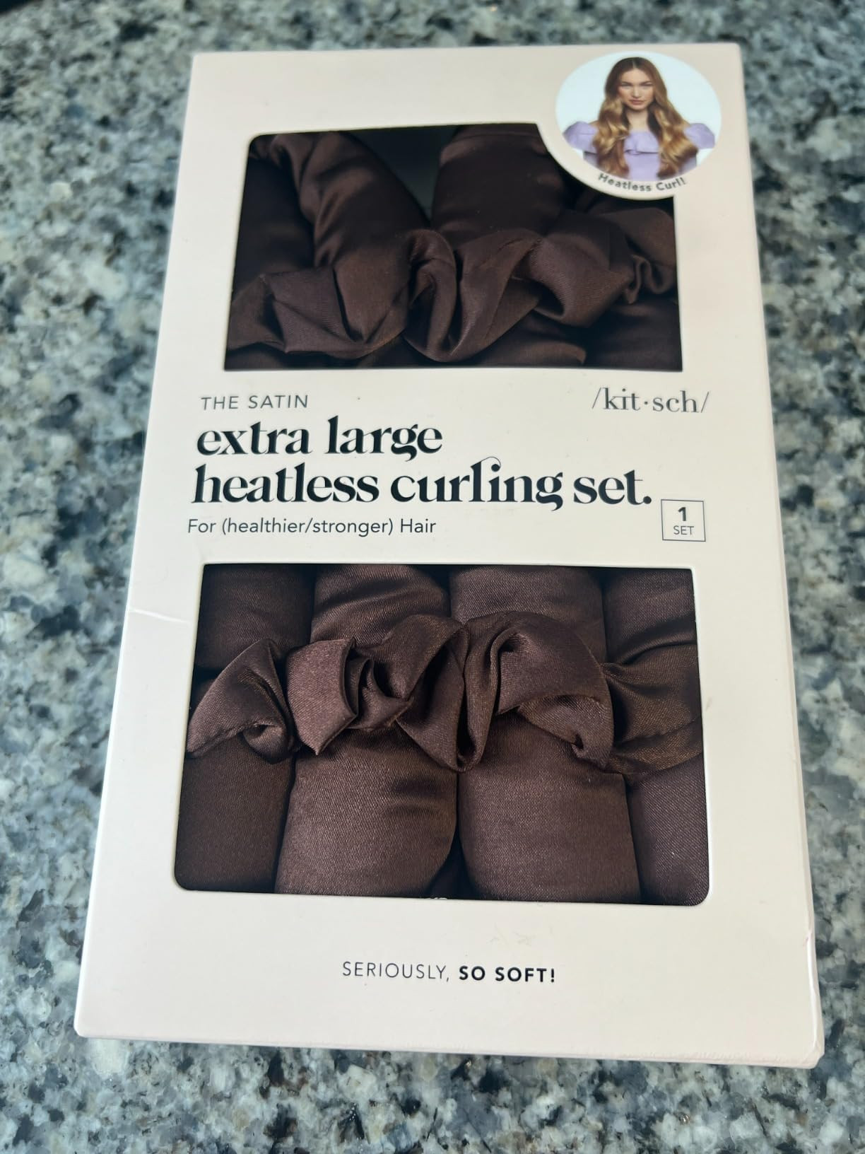Kitsch Satin Heatless Curling Set - Valentines Gift for Her, Heatless Hair Curler To Sleep In, He... | Amazon (US)