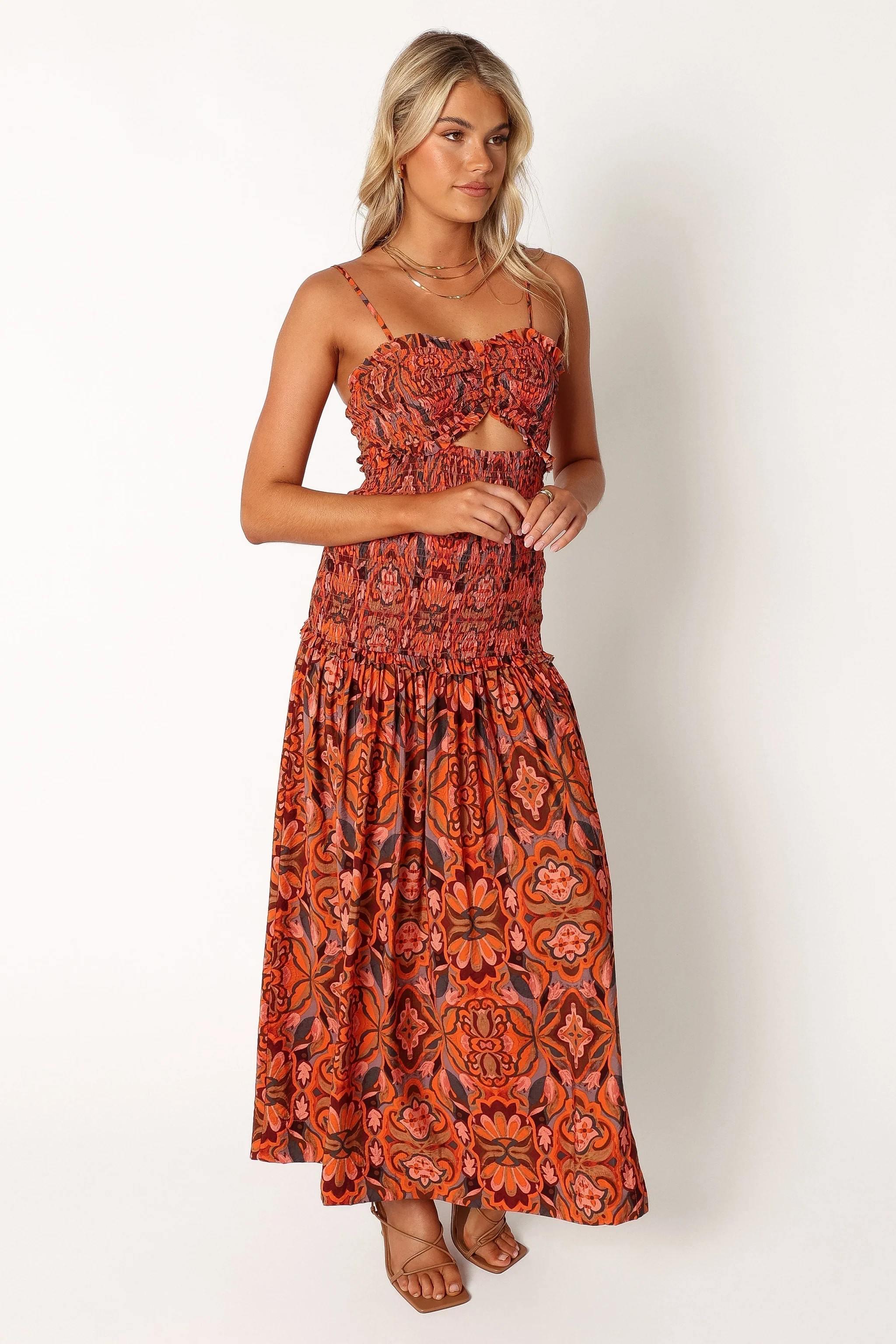 Cecil Midi Dress - Harvest Moon | Petal & Pup (US)