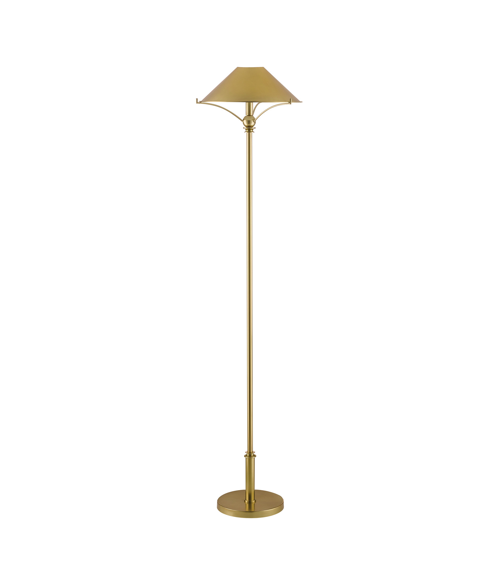 Ancyra Floor Lamp - Brass | OKA US