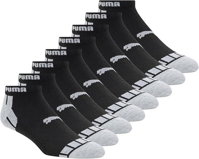 PUMA mens Low Cut Socks (8-pack) | Amazon (US)