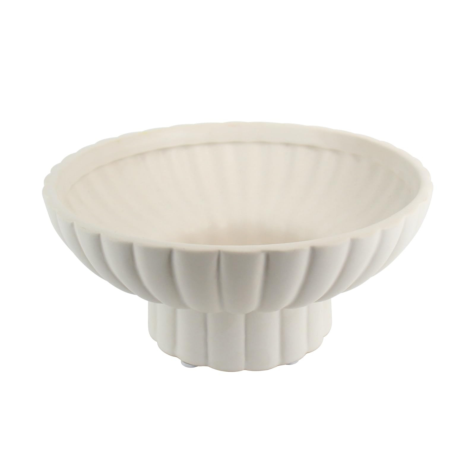 8" Small Footed Decorative Fruit Bowl Ceramic Approx Capacity 3 Cups for Home and Kitchen Counter... | Amazon (US)