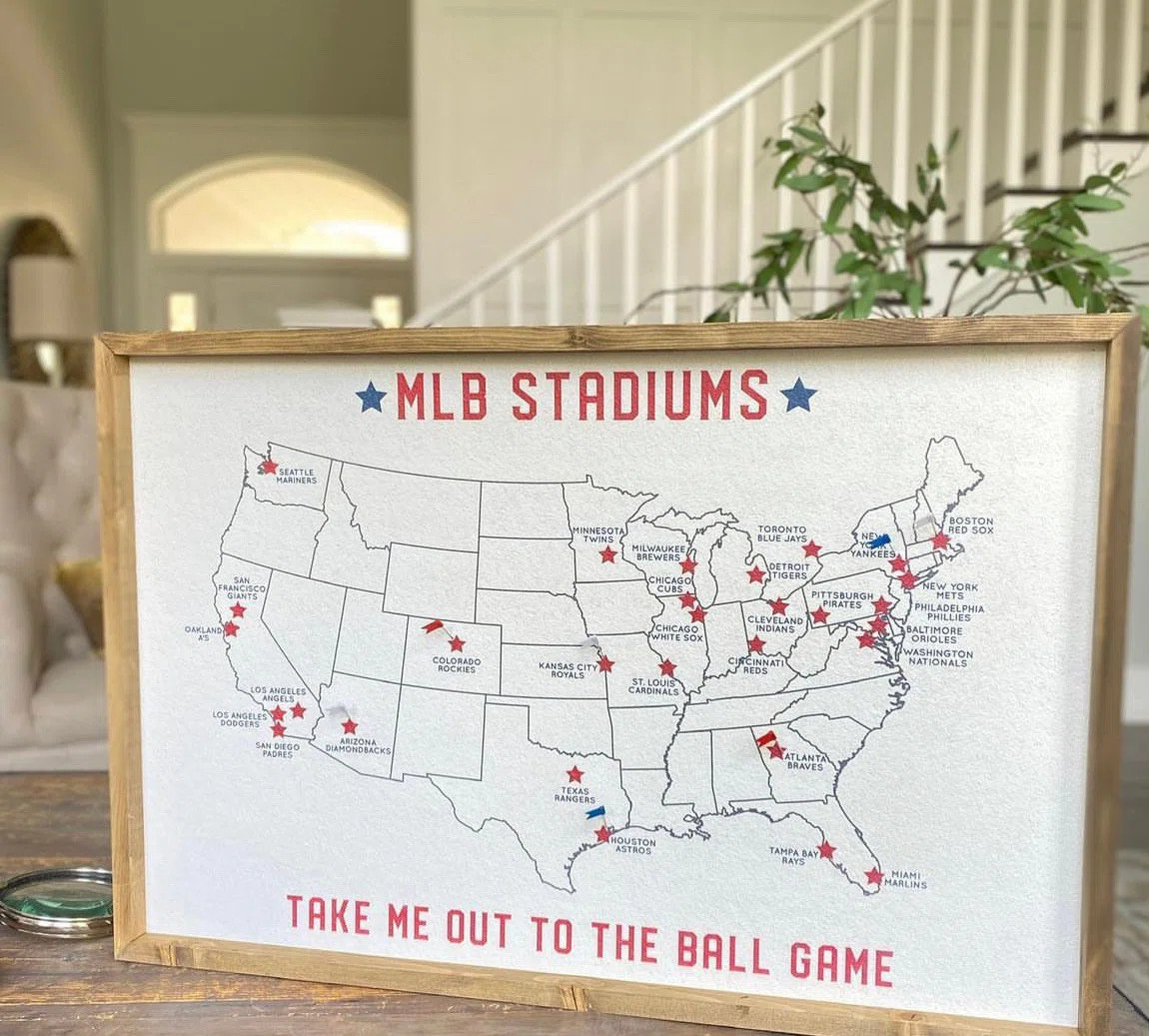 " Mlb Stadium Map " | Wayfair North America