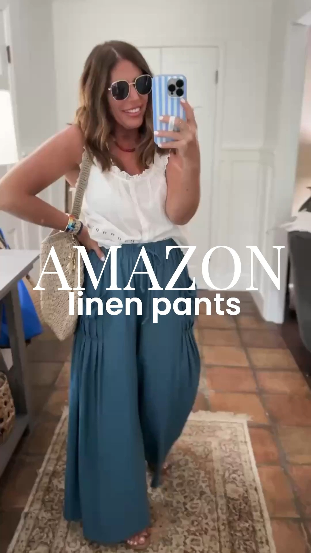 Amazon linen pants / 🚨on sale as low as $28.99🚨

The cutest linen blend pants from Amazon! They have an oversized wide leg and barrel leg fit, and they are so extremely comfy! They come in several colors and they are true to size. I am wearing a medium.

Wear them to work, on vacation and more!

#LTKMidsize #LTKSaleAlert #LTKOver40