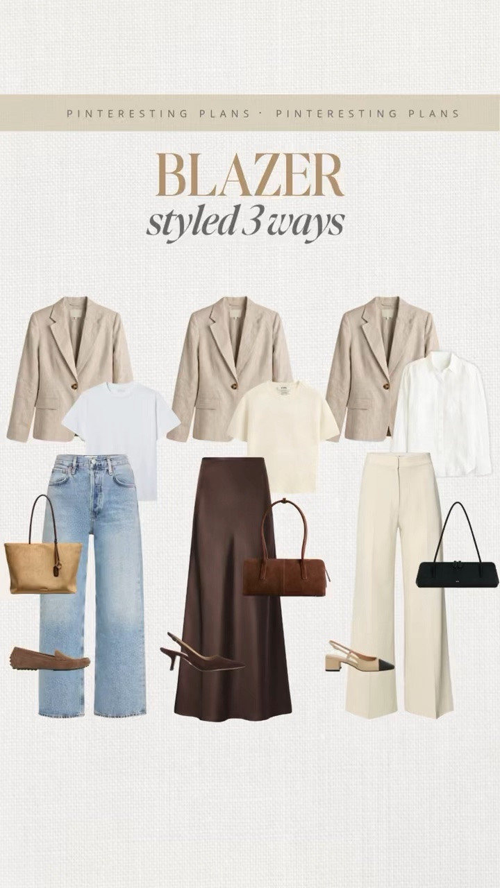 Blazer styled 3 ways 🙌🏻🙌🏻

#LTKootd #LTKSeasonal #LTKWorkwear