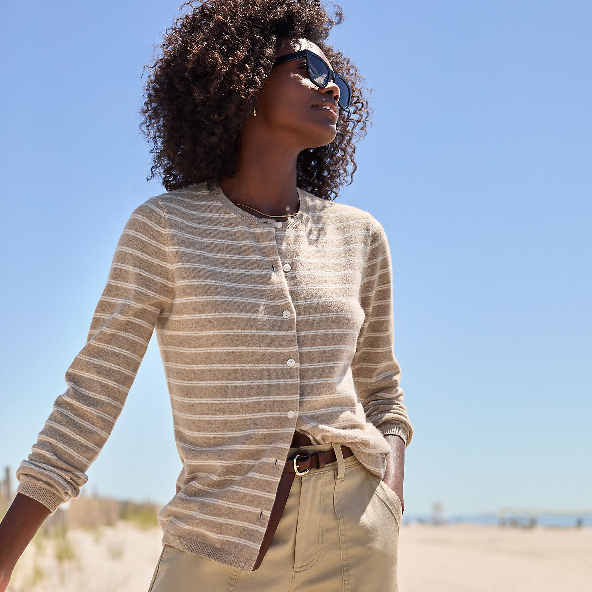 Women's Cashmere Cardigan Sweater | Lands' End (US)