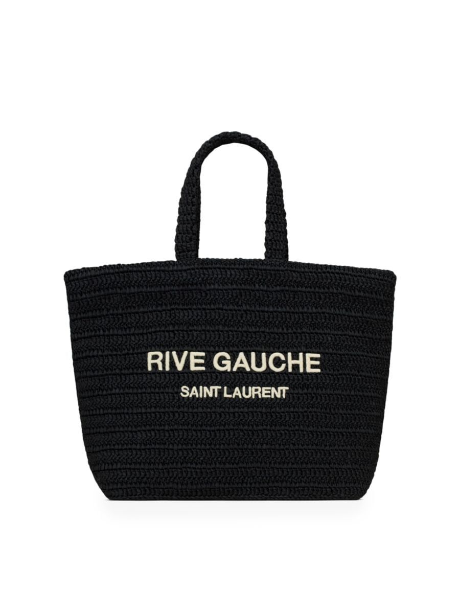 Rive Gauche Raffia Crochet Bag | Saks Fifth Avenue