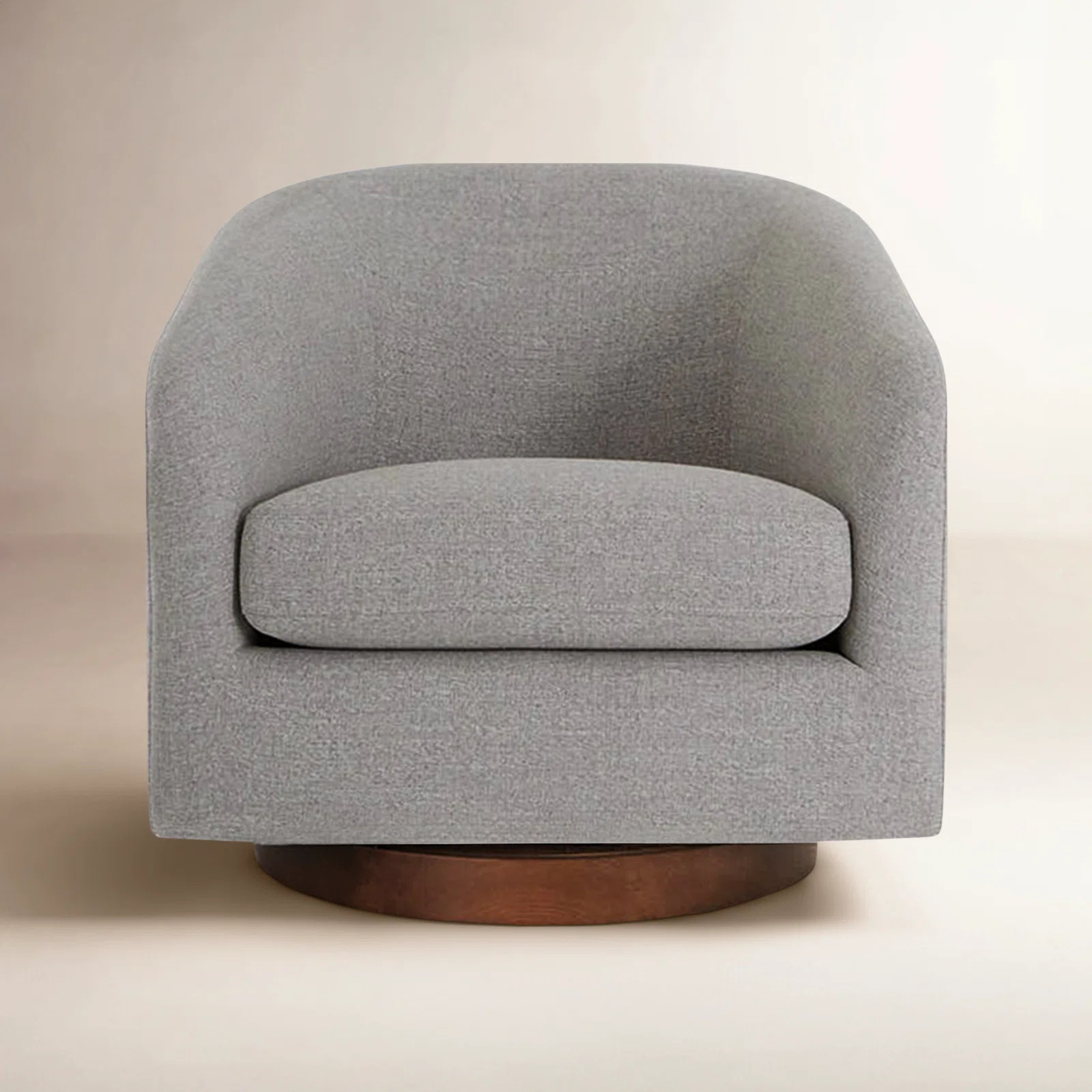 Bennett Upholstered Swivel Barrel Chair | Wayfair North America